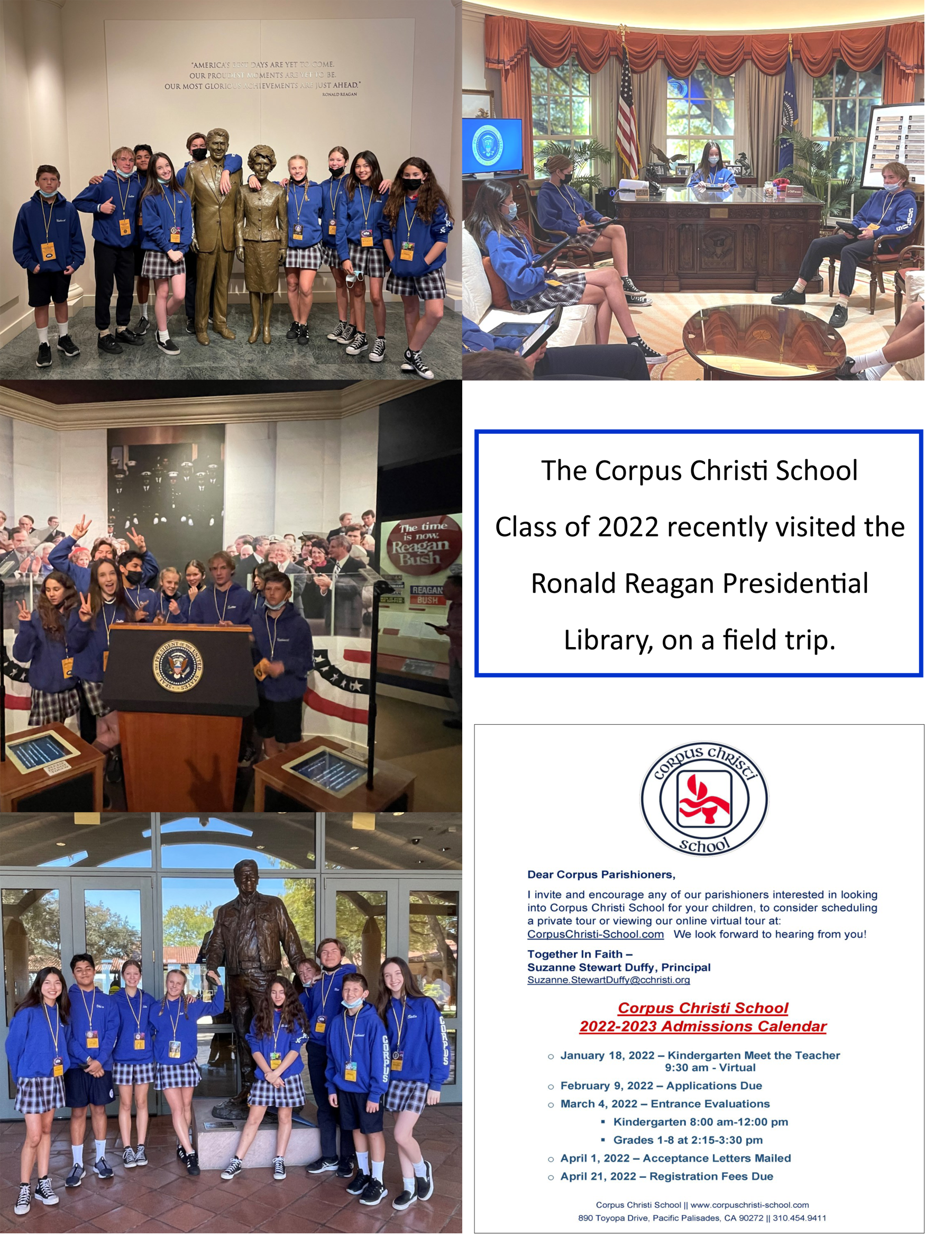 Corpus Class 2022 Reagan Library